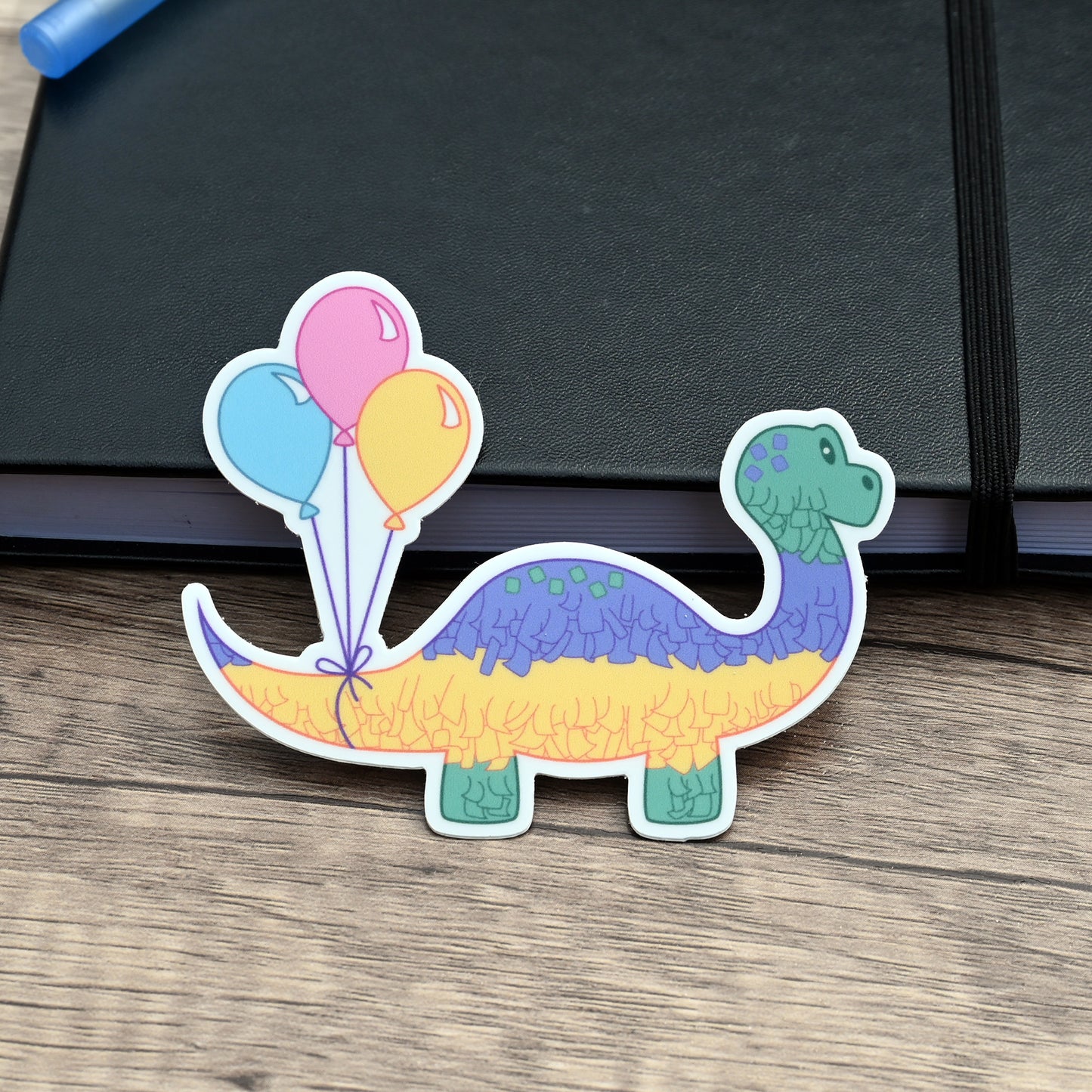 Brontosaurus Pinata  |  Vinyl Sticker