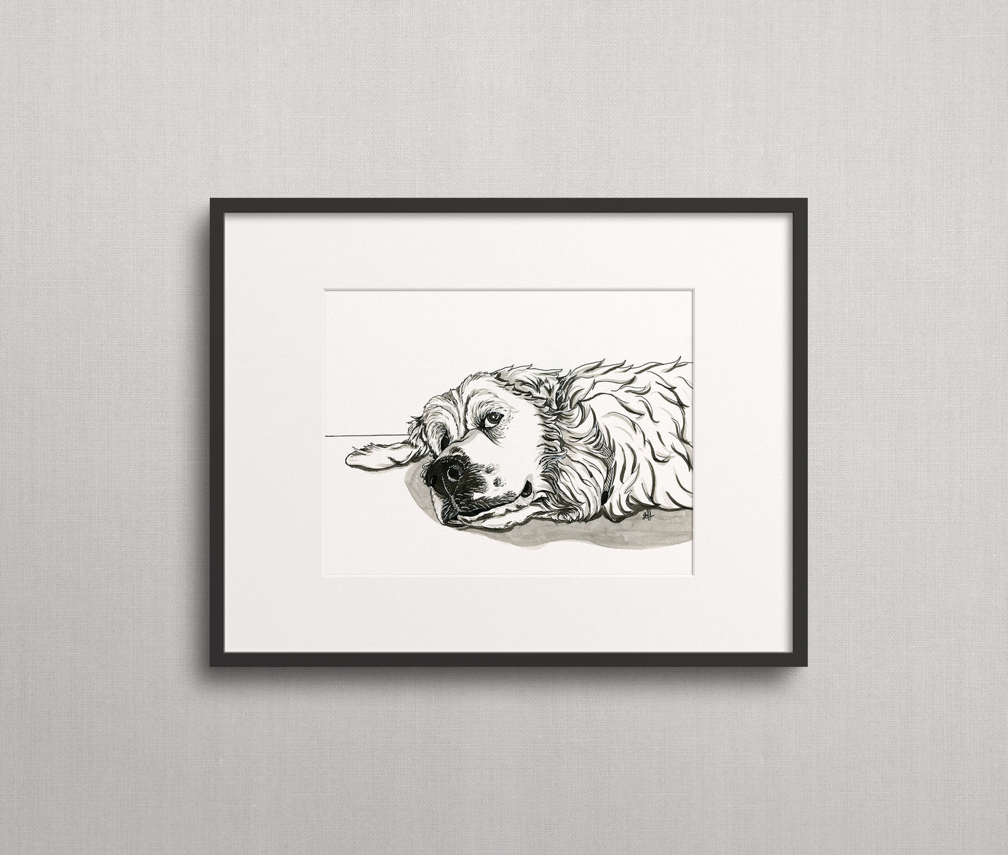 Side Eye  |  8.5"x11"  | Art Print