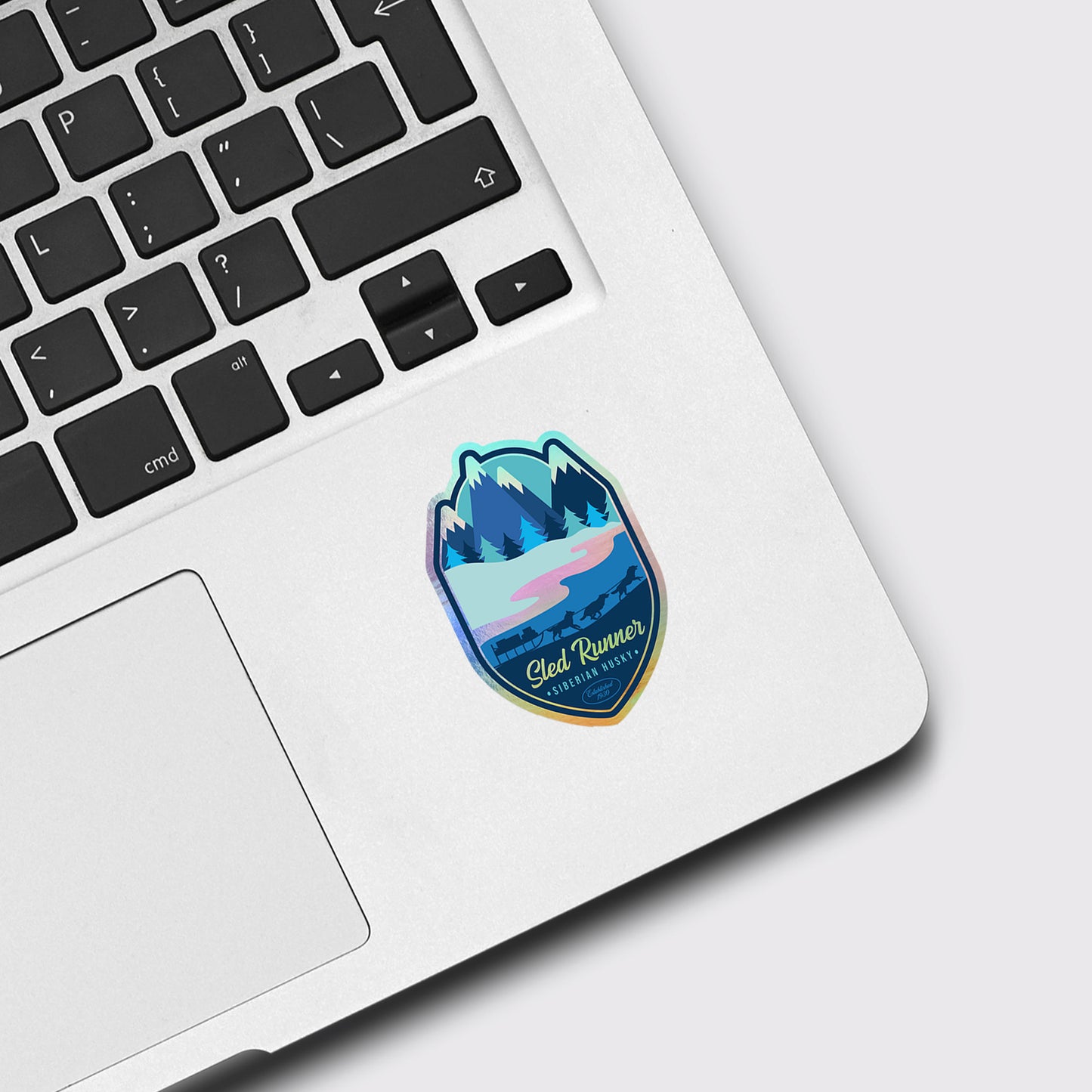 Sled Runner  |  Holographic Sticker