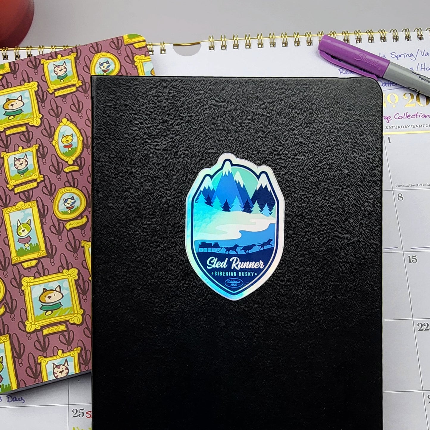 Sled Runner  |  Holographic Sticker