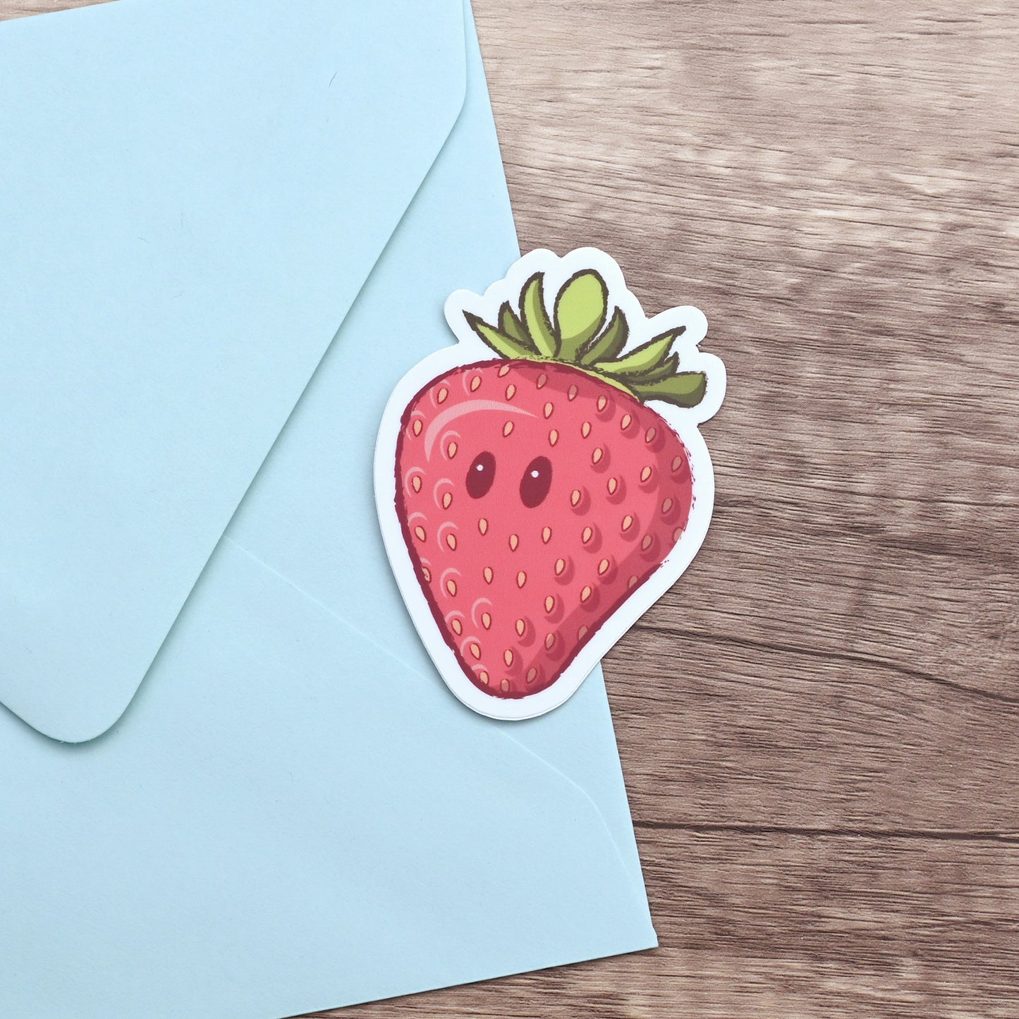 Strawberry  |  Vinyl Sticker