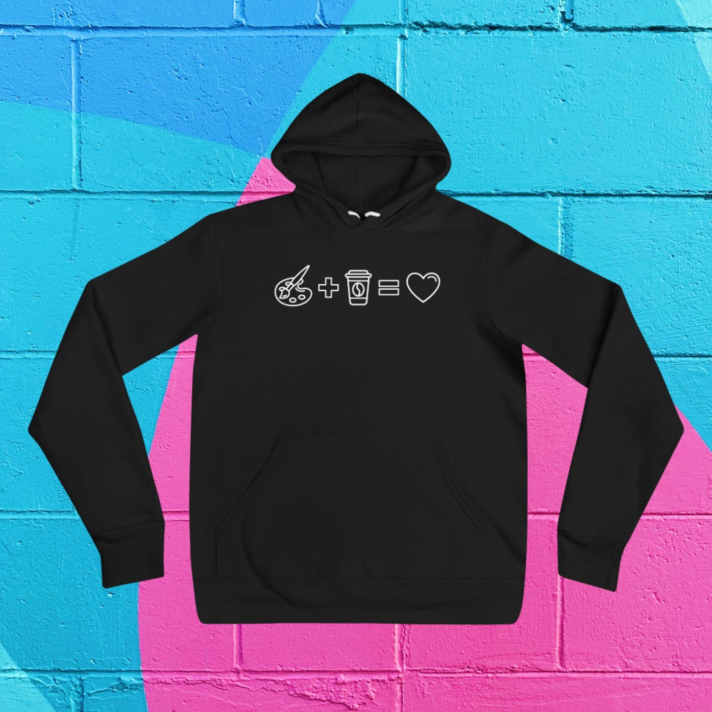 Art + Coffee = Love  |  Unisex Hoodie