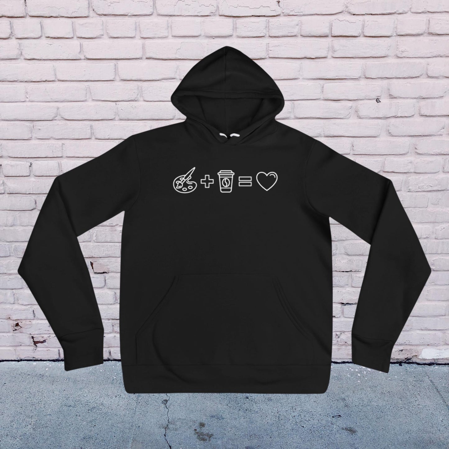 Art + Coffee = Love  |  Unisex Hoodie